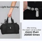 Portable Polyester Tote Bag for Travel, Stylish Handbag and Shoulder Bag Design