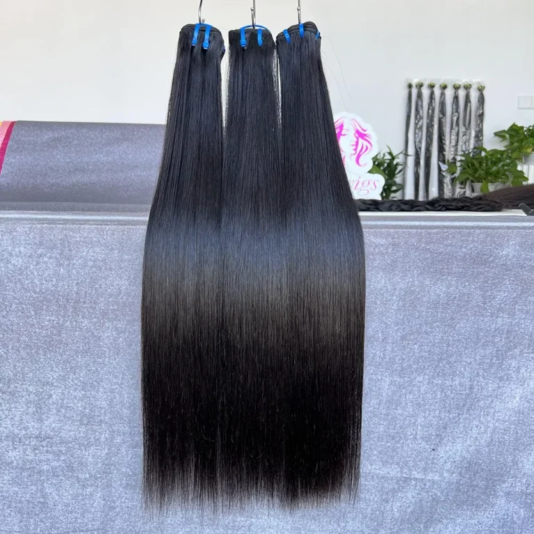 Premium 15A Raw 100 % Human Hair Bundles Double Weft Virgin Cuticle Aligned Raw Malaysian Human Hair Bundles