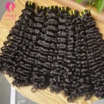 Raw Cuticle Aligned Virgin Human Hair Bundles Vendor Wholesale 12A Grade Deep Curly Vietnamese Double Drawn Human Hair