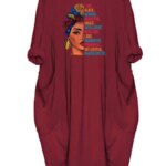Robes décontractées amples à manches courtes et col rond pour femmes, grande taille