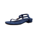 Same style~ Summer new retro mandarin duck design gold buckle T-strap thong flat sandals for women commuting
