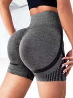 Seamless Sports Shorts High Waist Yoga Shorts Women Pants Push Up Yoga Leggings Elasticity Gym Running Wear Women Cycling Short