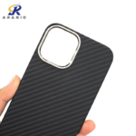 Shockproof Mobile Case Metal Ring Design Aramid Fiber Phone Case for iPhone 12 / PRO