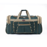 Urban Style Polyester Weekend Bag, Anti-Stain Base, Chain Lock, Durable Zipper, Multi-Compartment Tote