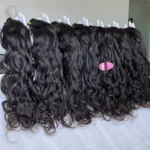 Water Wave Human Hair Bundles Wholesale Raw Brazilian Hair Wet and Wavy Bundles Curly Remy Hair Extension