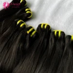 Wholesale 12A Grade 100 Raw Cuticle Aligned Brazilian Virgin Human Hair Double Drawn Straight Human Hair Bundles