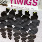Wholesale 12A Grade 100% Raw Virgin Cuticle Aligned Hair Brazilian Double Drawn Body Wave Human Hair Bundles