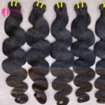 Wholesale 12A Grade 100% Raw Virgin Cuticle Aligned Hair Brazilian Double Drawn Body Wave Human Hair Bundles
