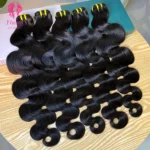 Wholesale 12A Grade Body Wave Bundles Brazilian Virgin Cuticle Aligned Human Hair Extensions Weave for Woman
