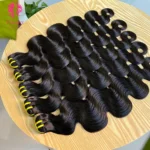 Wholesale 12A Grade Body Wave Bundles Brazilian Virgin Cuticle Aligned Human Hair Extensions Weave for Woman
