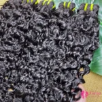 Wholesale 12A Grade Brazilian Cuticle Aligned Peruvian Machine Weft Human Hair Extension 100% Virgin Burmese Curly Hair Weft