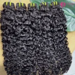 Wholesale 12A Grade Brazilian Cuticle Aligned Peruvian Machine Weft Human Hair Extension 100% Virgin Burmese Curly Hair Weft