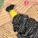 Wholesale 12A Grade Price Beat Quality Brazilian 100 Human Hair Extension Peruvian Virgin Curly Bulk Hair