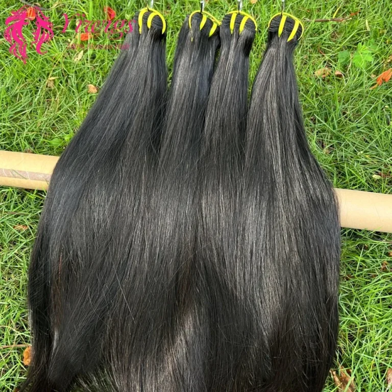 Wholesale 12A Grade Raw Virgin Vietnamese Hair Weave 20 Inches Natural Cuticle Aligned Straight Human Hair Bundles