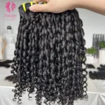 Wholesale 12A Pixie Curly Thick End Brazilian Hair 100% Virgin Hair Vendor Cuticle Aligned Human Hair Bundles