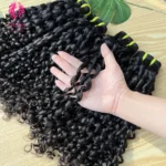 Wholesale 12A Pixie Curly Thick End Brazilian Hair 100% Virgin Hair Vendor Cuticle Aligned Human Hair Bundles