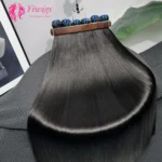 Wholesale 15A Double Drawn Indian Virgin Human Hair Cuticle Aligned Straight 100 Natural Human Hair Bundles