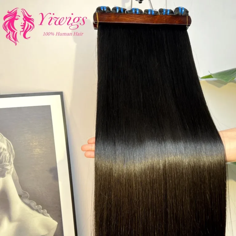 Wholesale 15A Double Drawn Indian Virgin Human Hair Cuticle Aligned Straight 100 Natural Human Hair Bundles