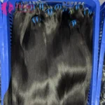 Wholesale 15A Grade 100 Natural Brazilian Raw Virgin Human Hair Extension Cuticle Aligned Straight Hair Bundles
