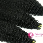 Wholesale Brazilian 12A Grade 100% Natural Human Hair Extension Double Drawn Cuticle Aligned 4A Curly Human Hair Bundles