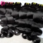 Wholesale Cuticle Aligned Virgin Peruvian 12A Grade Human Hair Extension Body Wave 100 Natural Human Hair Bundles