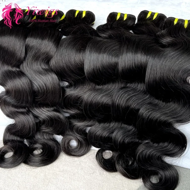 Wholesale Cuticle Aligned Virgin Peruvian 12A Grade Human Hair Extension Body Wave 100 Natural Human Hair Bundles