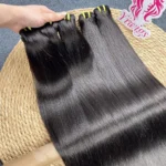 Wholesale Hair Extension Raw Brazilian Straight Hair Bundles 100% Unprocessed Virgin Cuticle Aligned Brazilian Human Hair