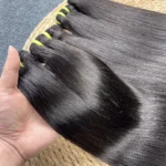 Wholesale Hair Extension Raw Brazilian Straight Hair Bundles 100% Unprocessed Virgin Cuticle Aligned Brazilian Human Hair