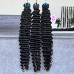 Wholesale High Quality 15A 100% Human Raw Remy Hair Extensions Deep Wave Double Weft Raw Vietnamese Hair Bundles