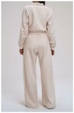 Women Sexy High Quality Gym Clothes Workout Yoga 2 PCS Set Fitness Sports Suit Zipper Jacket Tracksuit
