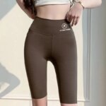 Women's Summer Shark Bottom Pants Riding Running Sports Shorts Elastic Yoga Pants High Waisted Hip Lifting