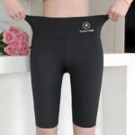 Women's Summer Shark Bottom Pants Riding Running Sports Shorts Elastic Yoga Pants High Waisted Hip Lifting