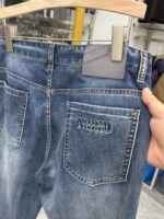 【Yajia】Simple and basic model! Spring and summer straight jeans, summer mid-waist zipper trousers, casual KC005