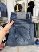 【Yajia】Simple and basic model! Spring and summer straight jeans, summer mid-waist zipper trousers, casual KC005