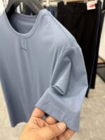 [Yajia] Stretchy and comfortable! Skin-friendly and breathable! Summer casual style round neck short-sleeved T-shirt pullover quick-drying TB025