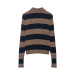 ZARZ homemade European and American style new women's clothing fashionable striped knitted jacket 3653/113/049