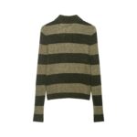 ZARZ homemade European and American style new women's clothing fashionable striped knitted jacket 3653/113/049