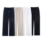 ZARZ homemade European and American style new women's clothing, foreign style, fashionable linen blended straight pants 9929041