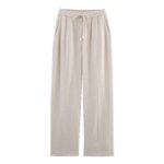 ZARZ homemade European and American style new women's clothing, foreign style, fashionable linen blended straight pants 9929041