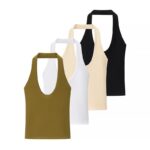ZARZ homemade European and American style new women's clothing foreign style fashionable versatile halter neck T-shirt 4424308300