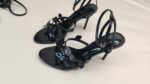 ZA's 2025 new summer new style golden leaf round toe outer wear casual large size drag strips exclusively for cross-border supply