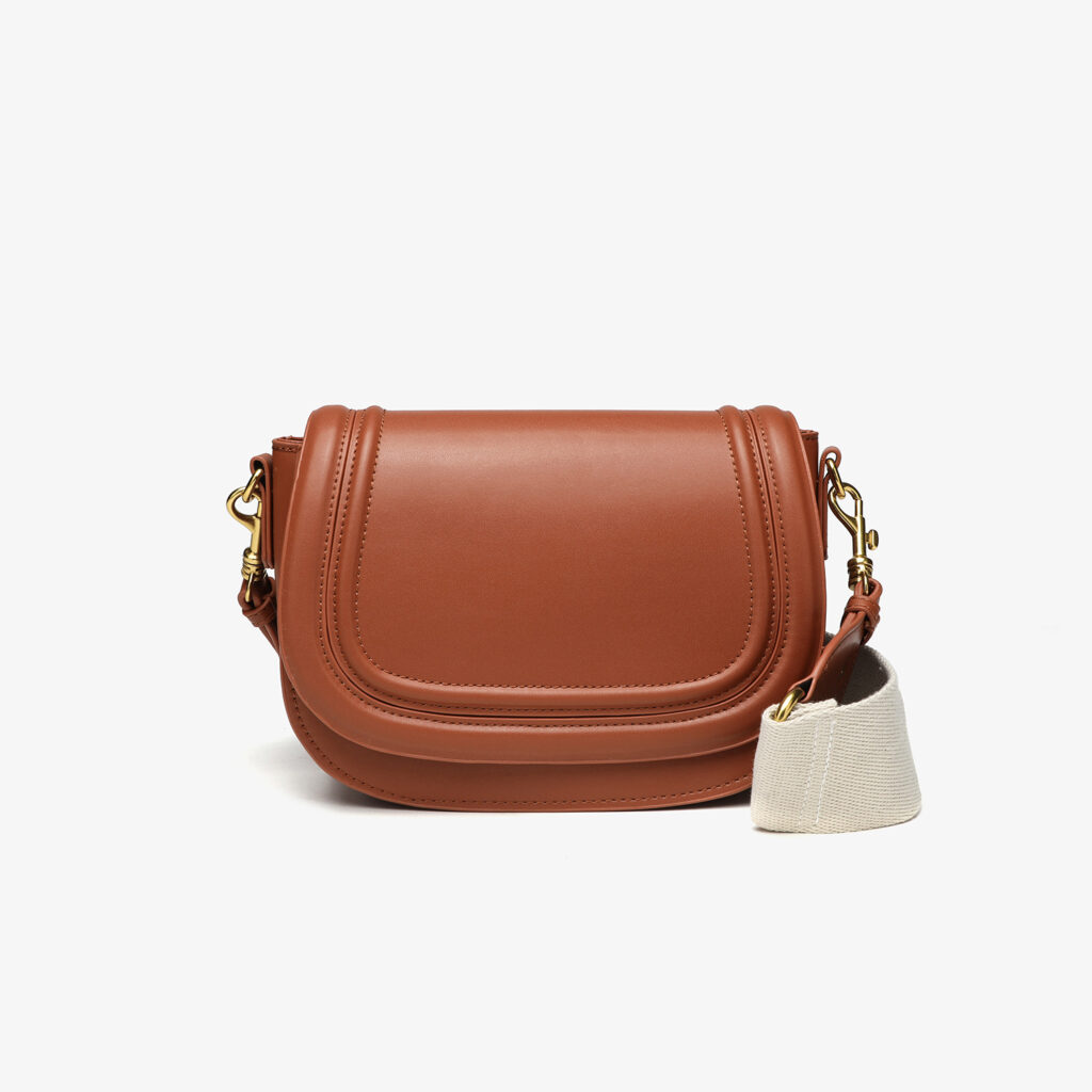 ZR women's bag saddle bag shoulder bag foreign trade popular bag 2025 new wide shoulder strap diagonally across the armpit cross-border wholesale