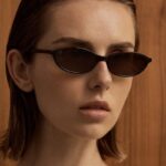 1369 small frame oval sunglasses for women, high-end European and American style sunglasses for men, retro cross-border sunglasses