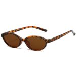 1369 small frame oval sunglasses for women, high-end European and American style sunglasses for men, retro cross-border sunglasses