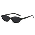 1369 small frame oval sunglasses for women, high-end European and American style sunglasses for men, retro cross-border sunglasses