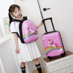 18-inch suitcase children's trolley case wholesale gift box cartoon suitcase universal wheel boarding case school bag