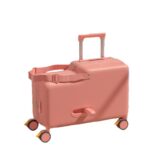 2026 New Children's Rideable Trolley Case Children's Bags Cycling Little Yellow Duck Suitcase B.Duck Boarding Case
