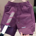 2026 New Shorts Men's Summer Thin Quarter Pants Lightweight Breathable Quick-Drying Casual Sports High-End Fashion Shorts