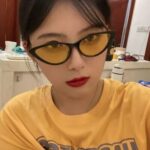 Cat-Eye Sunglasses, Fashionable Sun Protection, European and American Pc Metal Eyeglass Frames, Retro Versatile Trendy Style Sunglasses, Sunshade Goggles