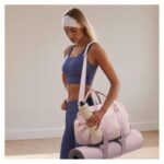Cross-border new portable Oxford cloth yoga bag dry and wet separation fitness bag single shoulder large capacity travel bag fitness bag